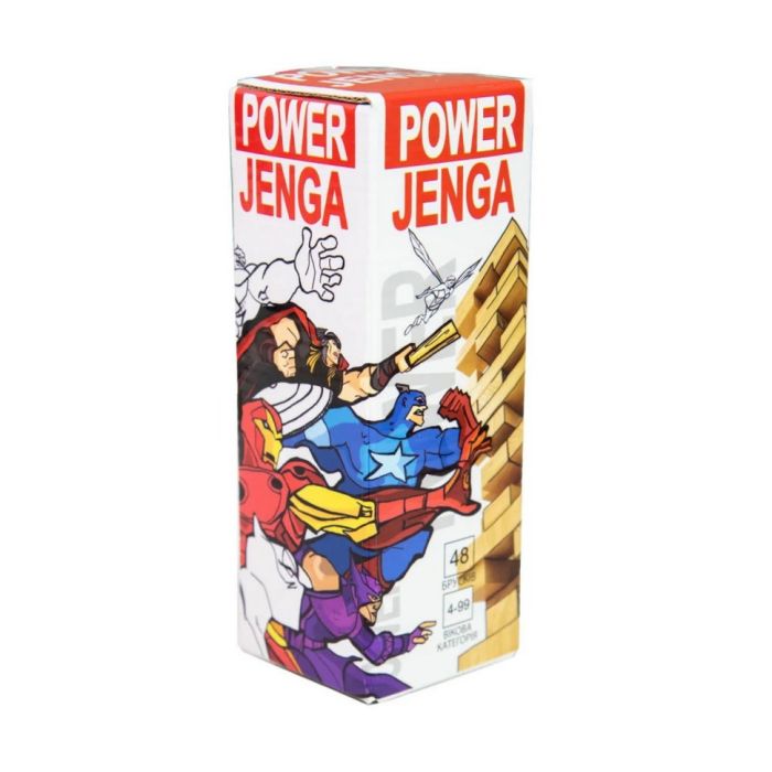 Настольная игра "Power Jenga" 30275, 48 брусков, на украинском языке