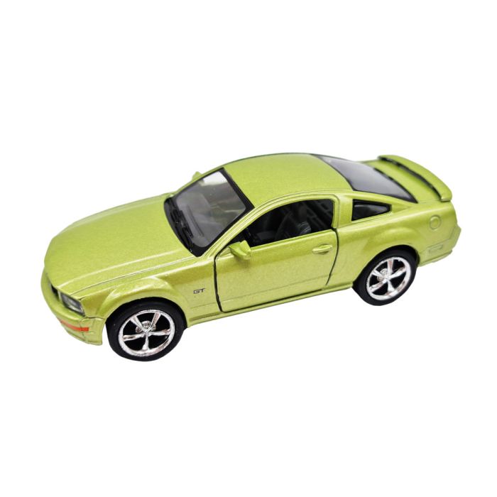 Инерционная машинка FORD MUSTANG GT 2006 Kinsmart КТ5091, 1:42  (Зеленый)