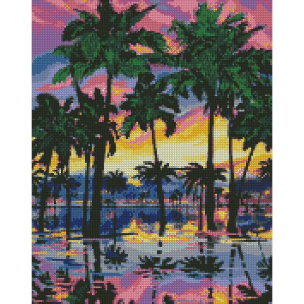 Алмазная мозаика "Райский отдых" AMO7015 Идейка 40х50 см