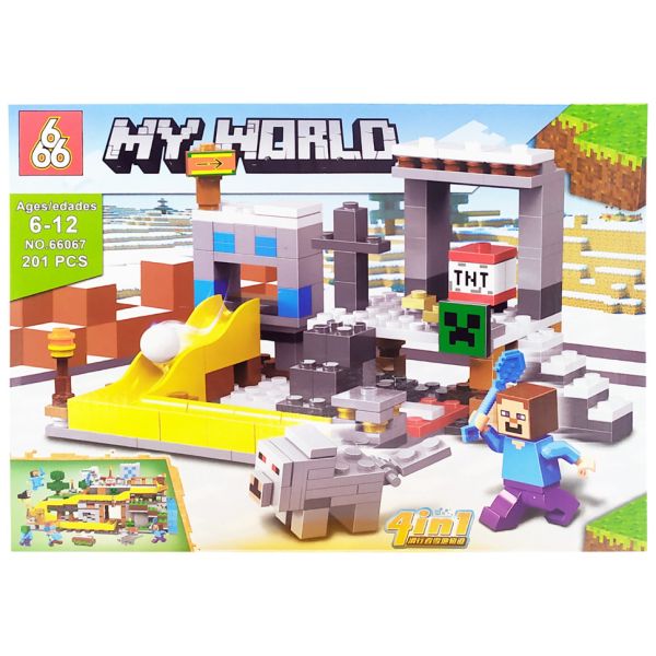 Конструктор "MINECRAFT" 66067, 201 деталь (Вид 3)