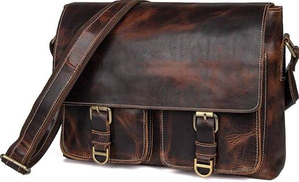 Сумка мужская Vintage 14524 Коричневая Сумка мужская Vintage 14524 Коричневая