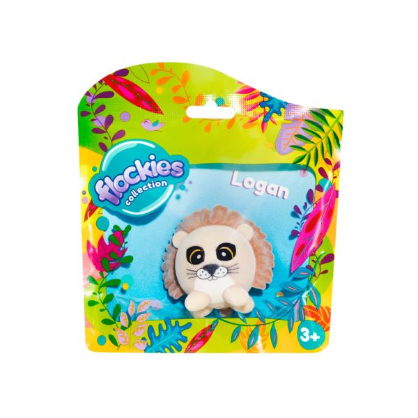 Коллекционная фигурка Лев Логан Flockies FLO0108