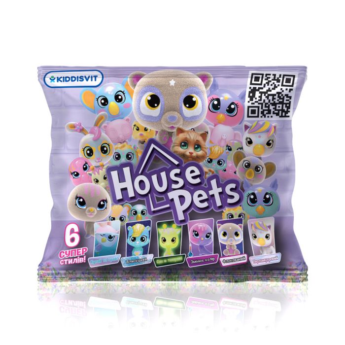 Коллекционная фигурка-сюрприз Мой любимец House Pets 1065B с листом коллекционера