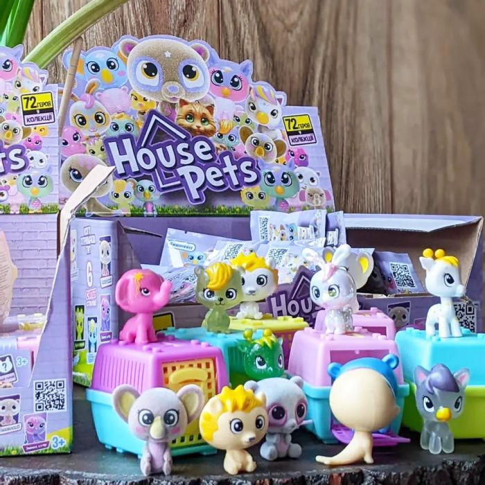 Коллекционная фигурка-сюрприз Мой любимец House Pets 1065B с листом коллекционера