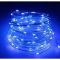 Гирлянда "Роса" RV-106 B 10 м, 1 режим свечения, USB+батарейка, синяя