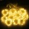 Гирлянда штора "Лучи росы" M-38, 2 * 2 м, USB, золото