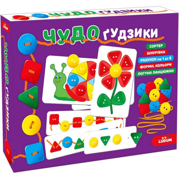 Игра настольная "ЧУДО-пуговки" ME5032-13                                                                 