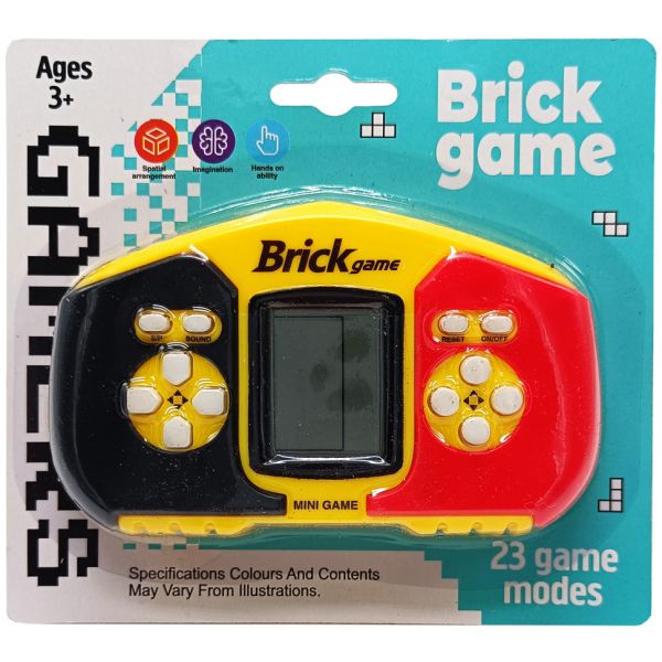 Интерактивная игрушка Тетрис 158 C 10, 23 игры (Желтый)