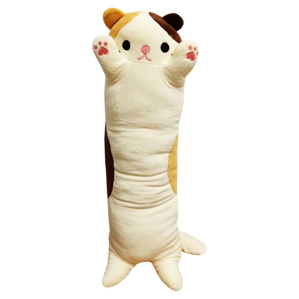 Мягкая игрушка антистресс "Кот батон" L15103, 70 см (Белый)