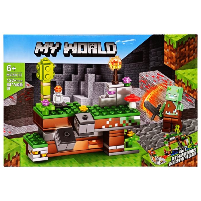 Конструктор детский "Minecraft" MG501D 122 детали 