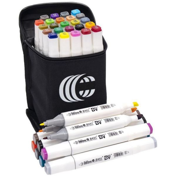 Набор скетч-маркеров BV820-24, 24 цвета в сумке
