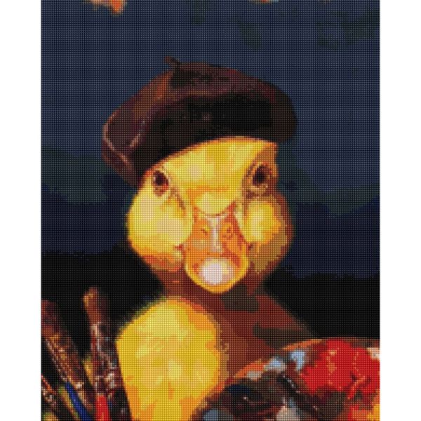 Алмазная мозаика "Художник уточка" ©Lucia Heffernan DBS1206, 40x50 см