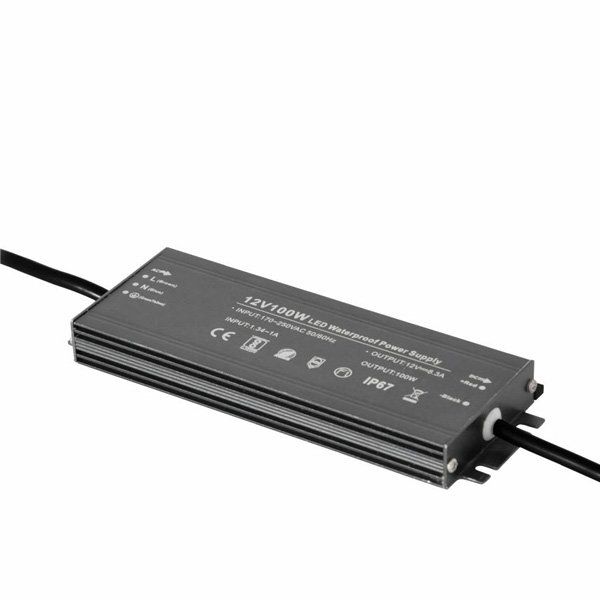 Блок питания импульсный PROLUM Slim 100W 12V (IP67, 8,3А) Series "WPS"