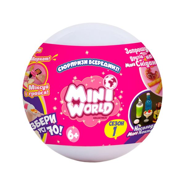 Игровой набор с сюрпризом Пикник Mini World 2305003 со стикерами Игровой набор с сюрпризом Пикник Mini World 2305003 со стикерами