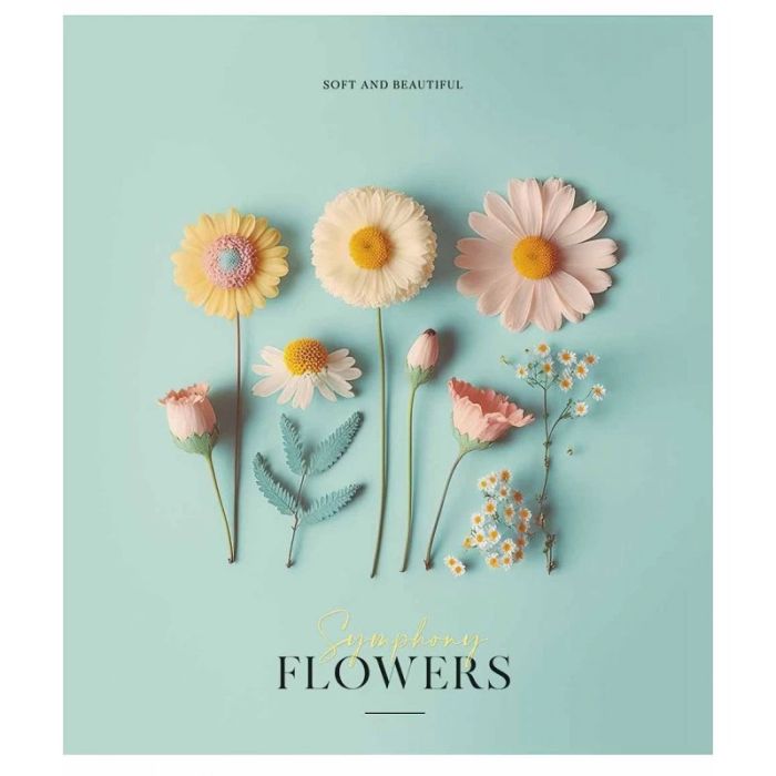 Тетрадь общая "Flowers" 036-3255K-4 в клетку 36 листов