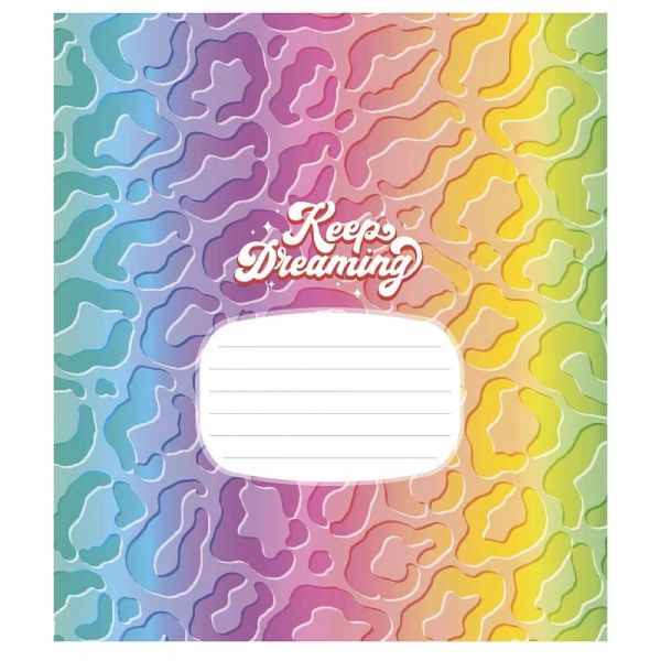 Тетрадь ученическая "Crazy rainbow" 024-3217L-1 в линию, 24 листов