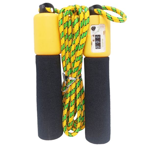 Скакалка со счетчиком MS 0345 мягкая ручка  (Черный)