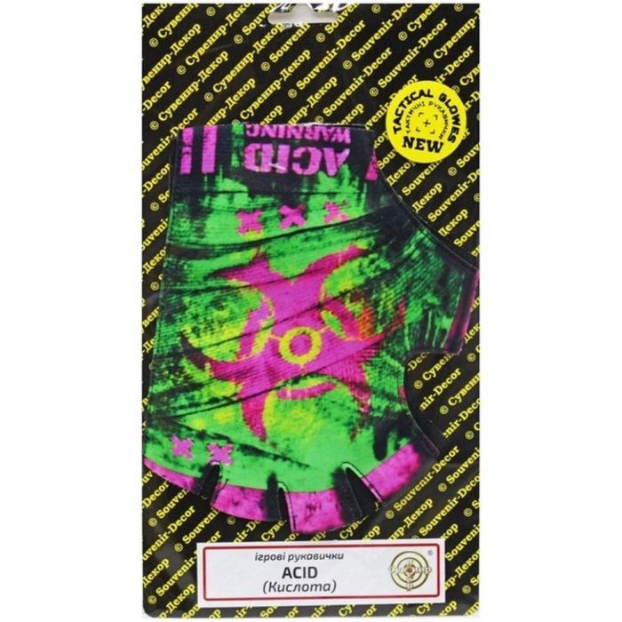 Игровые перчатки "AciD Кислота" GLO-AC