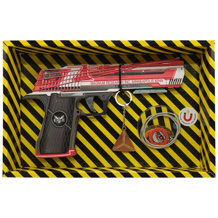 Сборная модель резинострел "DESERT EAGLE CODE RED" BOX DE-CR