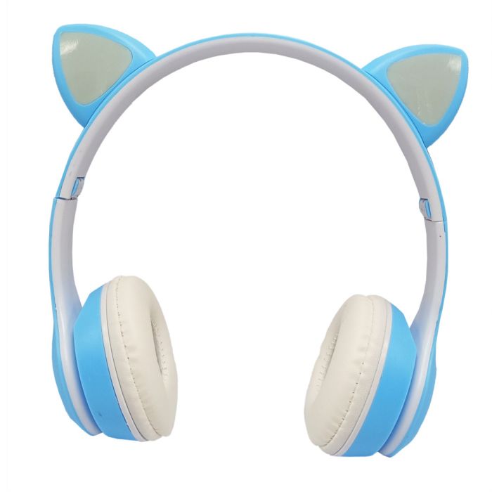 Детские наушники с кошачьими ушками VIV-23M(Blue)