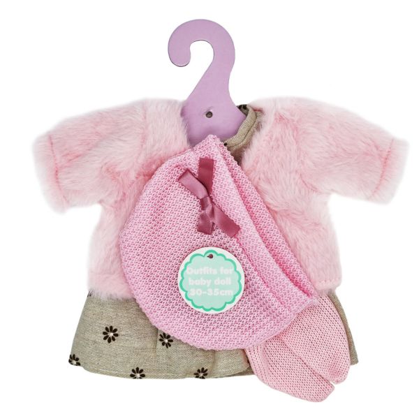 Игровой набор "Платье для куклы" YLC235K с шапочкой и носочками