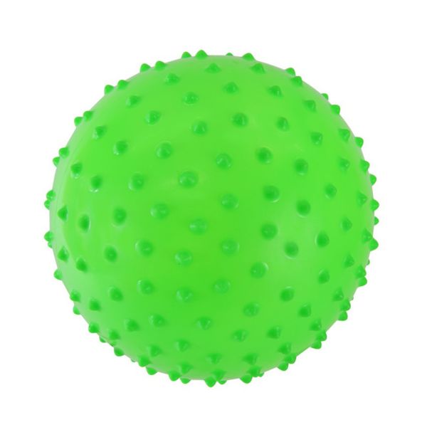 Детский Мячик с шипами MB0111 резиновый 16 см, 48 грамм (Зеленый)