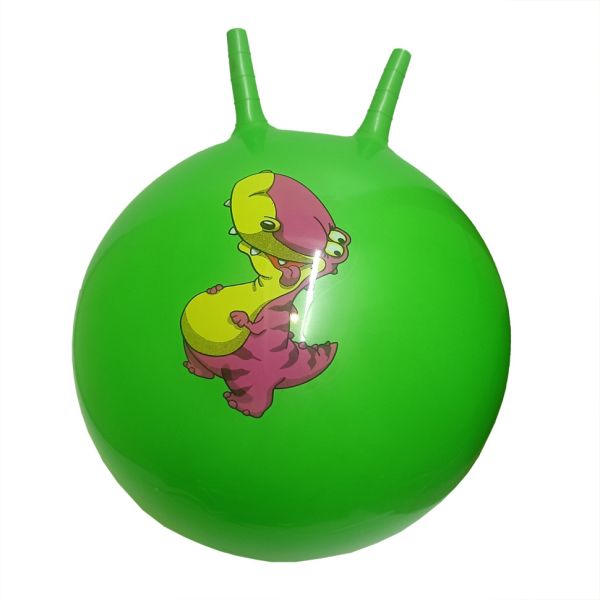 Мяч для фитнеса B5503 рожки 55 см, 450 грамм (Зеленый)