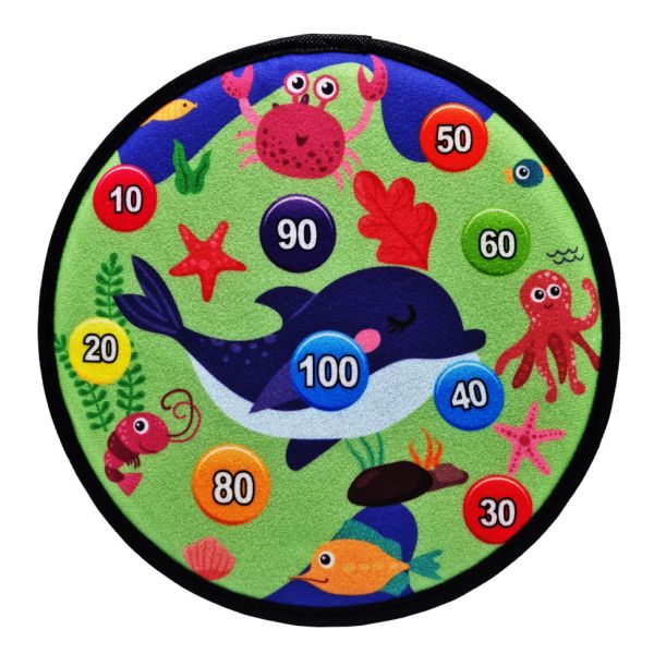 Детский Дартс на липучке MR1066 с мячиком и дротиком (Вид 3)