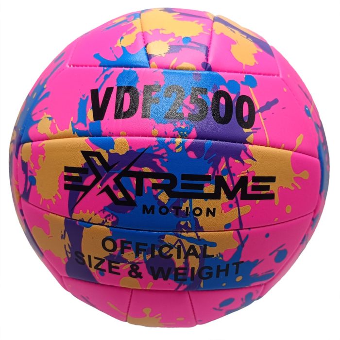 Мяч волейбольный Extreme Motion VB24345 № 5, 420 грамм (Розовый)