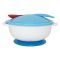 Тарелка на присоске с термоложкой и крышкой MGZ-0101(Blue) 250 мл