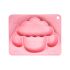 Силиконовая тарелка-коврик "Баранчик" MGZ-0125(Pink) 18х23 см