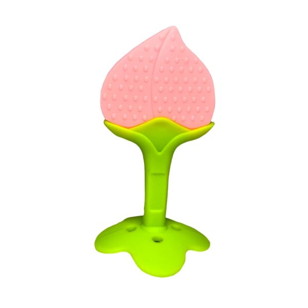 Прорезыватель силиконовый "Персик" MGZ-0401-4 в футляре