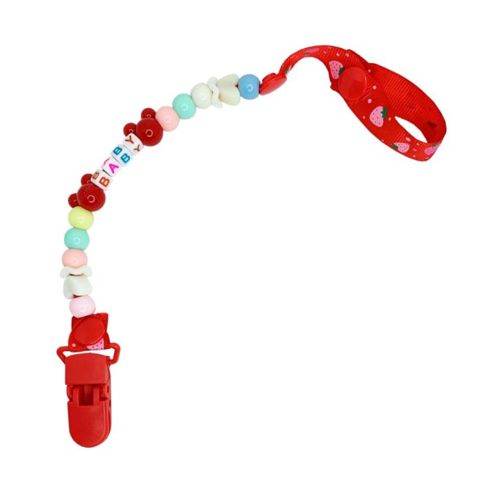 Держатель для пустышки Baby MGZ-0503(Red) 34 см