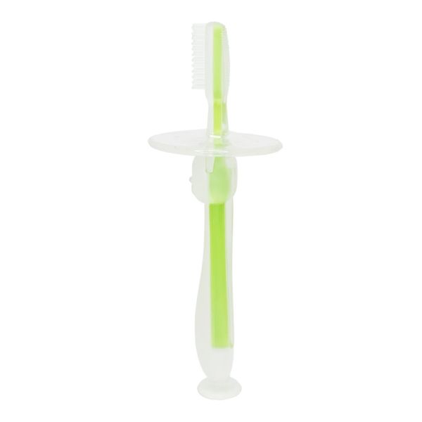 Силиконовая зубная щетка Mumlove MGZ-0707(Green) с ограничителем