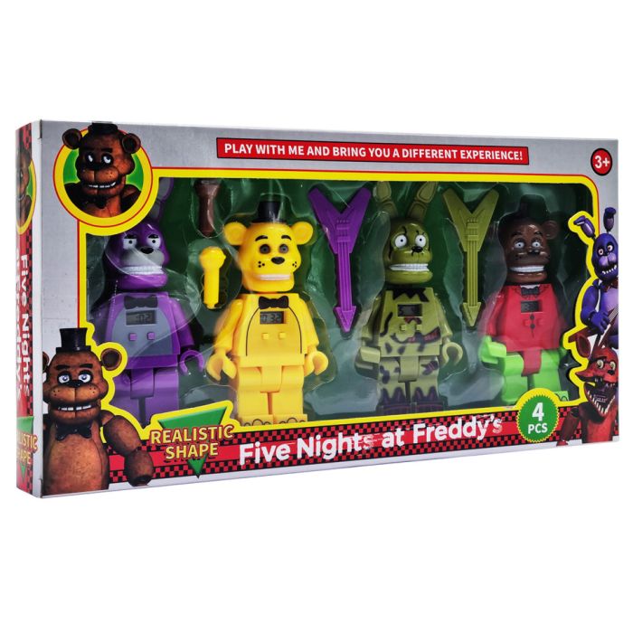 Игровой набор фигурок FREDDY'S NIGHT HG-3305-3 с аксессуарами