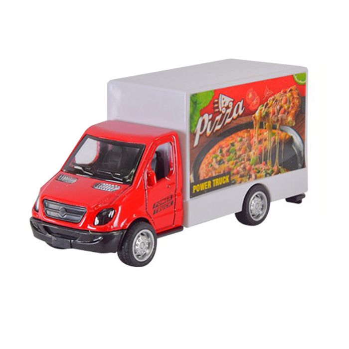 Детская машинка "Delivery" АВТОПРОМ AP7425 масштаб 1:64 (Красный)