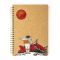Блокнот "Приключения" эко крафт-картон 11105-KR на пружине 70 страниц