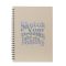 Скетчбук "Воплощай свои мечты" 13103-KR с кремовыми листами, А5, на спирали