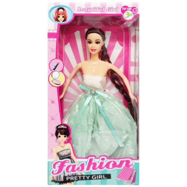 Детская Кукла "Fashion Pretty Girl" YE-78(Turquoise) в нарядном платье