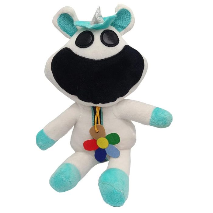 Плюшевая Игрушка Улыбающиеся Зверята из Poppy Playtime Smiling Critters "Хитророг" Bambi POPPY(White) 20 см