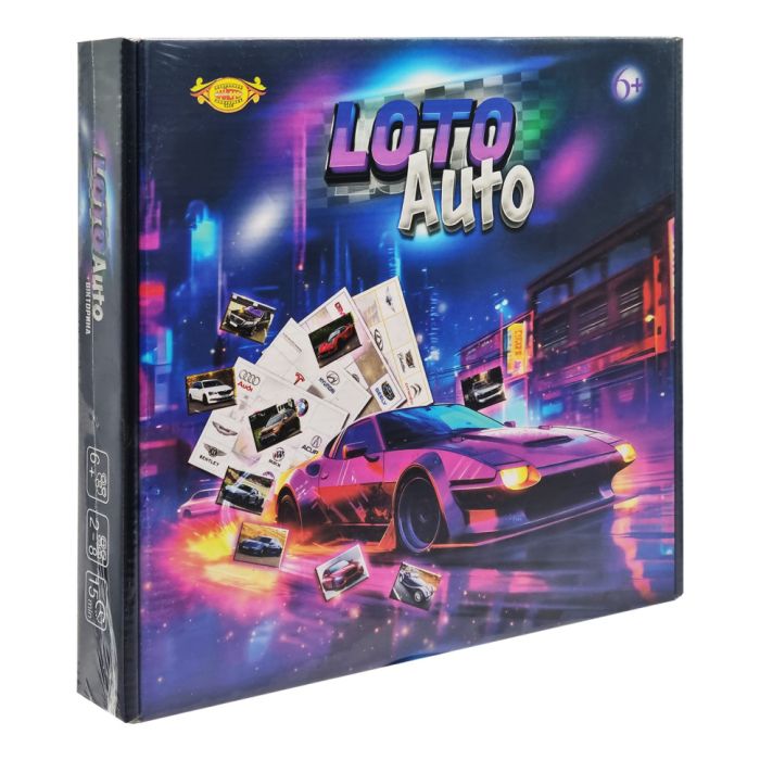 Настольная игра "Лото «Автомобили» + Викторина" MKB0110 правила игры на рус. и укр. языках