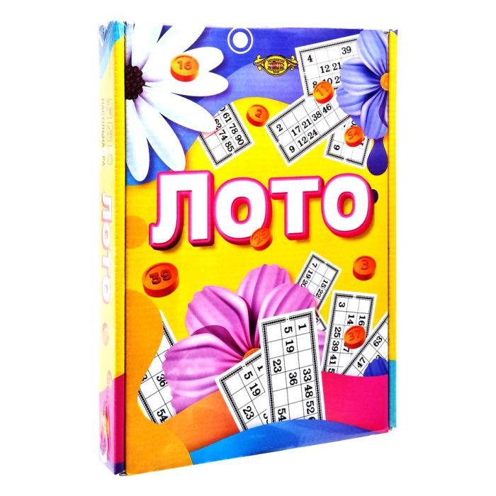 Настольная игра "Лото" MKC0202 правила игры на рус. и укр. языках