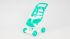 Коляска для куклы 00147 пластиковая (Бирюзовый)
