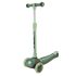 Самокат детский 3-х колесный Scooter SC2421(Green) светящиеся колеса, зеленый