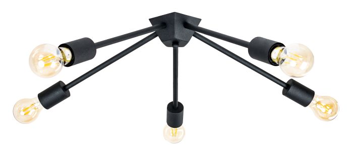 Люстра потолочная Atma Light серии Loft Attic K-5 C320  Black