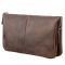 Барсетка мужская винтажная GRANDE PELLE 11145 кожаная Коричневая