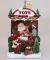 Новогодняя композиция «Santa's Toy Store» с LED подсветкой 22х14х33см, полистоун