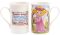 Кружка фарфоровая "Великодній янгол" 270мл с пожеланиями