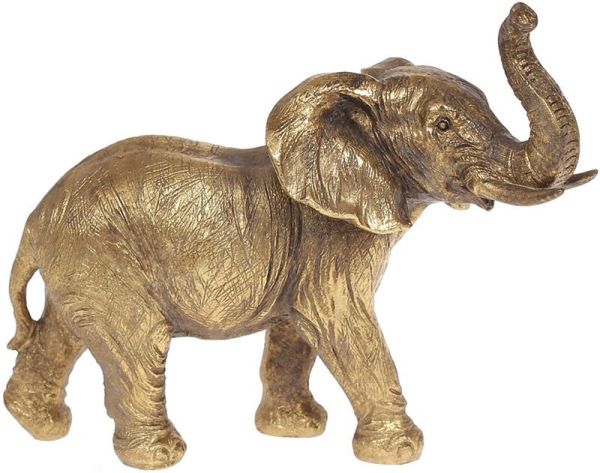 Декоративная статуэтка "Слон" 18х14.5см, бронза