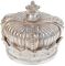 Шкатулка декоративная "Adeola Корона" 11.5х11.5х11см, полистоун, шампань